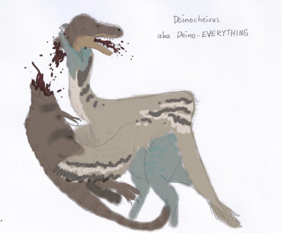 Deinocheirus Animal Facts  Deinocheirus mirificus - A-Z Animals